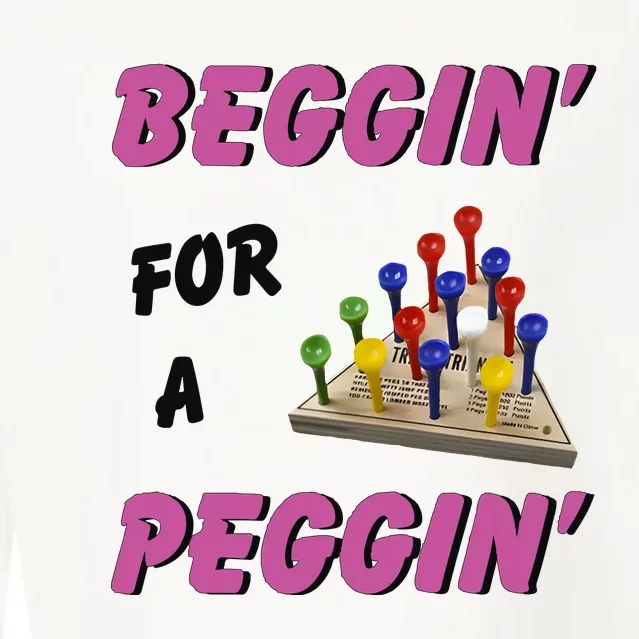 Beggin’ For A Peggin Cropped Pullover Crew