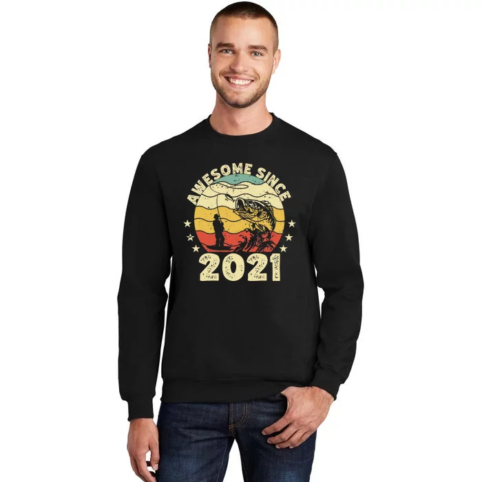 Birthday fisherman awesome since 2008 years old fishing Tall Sweatshirt