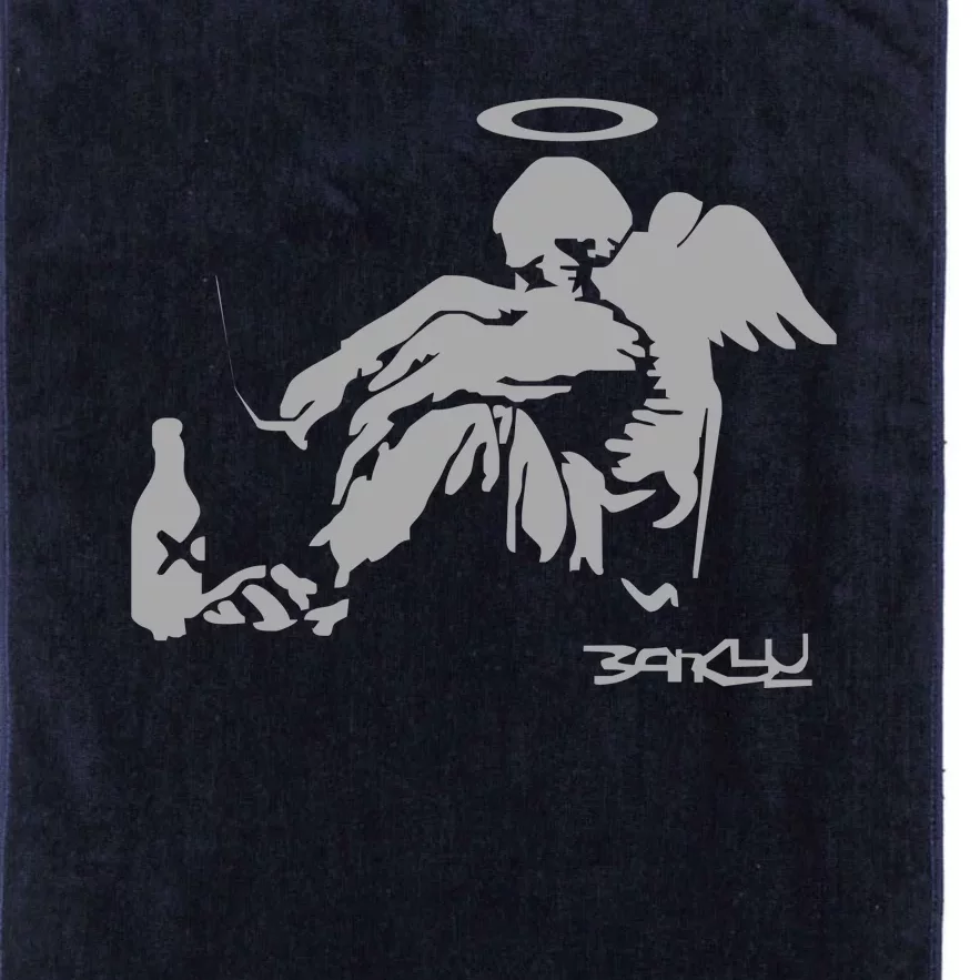 Banksy Fallen Angel Platinum Collection Golf Towel