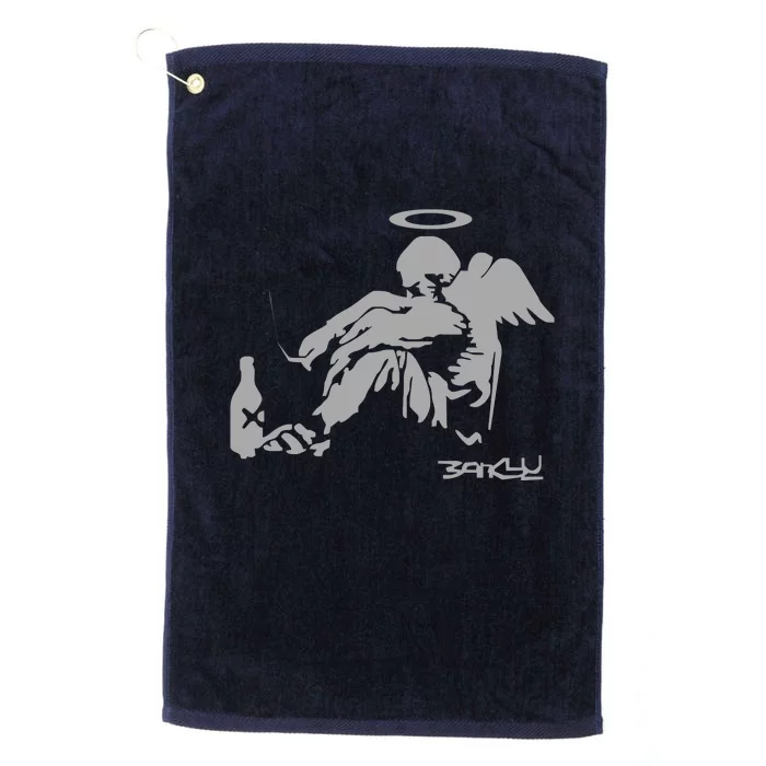 Banksy Fallen Angel Platinum Collection Golf Towel