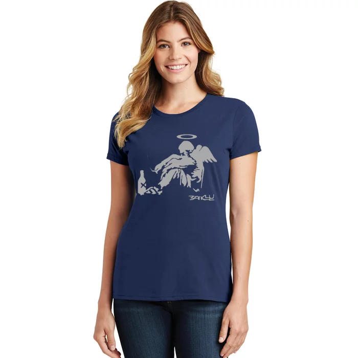 Banksy Fallen Angel Women's T-Shirt