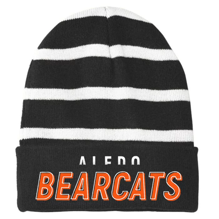 Bearcats Football Aledo Texas Bearcats Striped Beanie with Solid Band