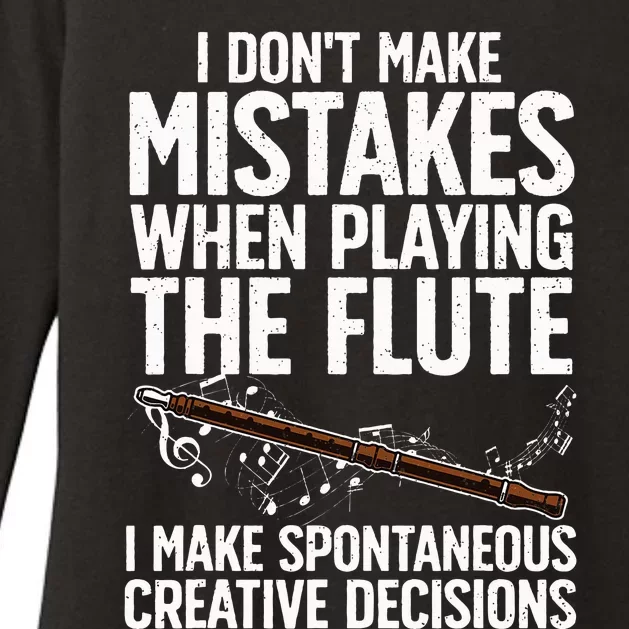 Best Flute Art For Musical Instrument Flute Player Womens CVC Long Sleeve Shirt