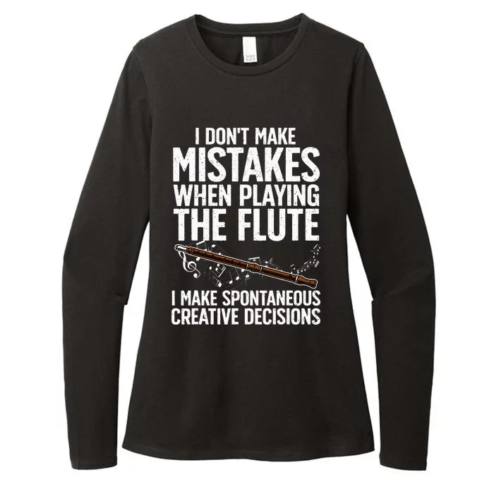 Best Flute Art For Musical Instrument Flute Player Womens CVC Long Sleeve Shirt