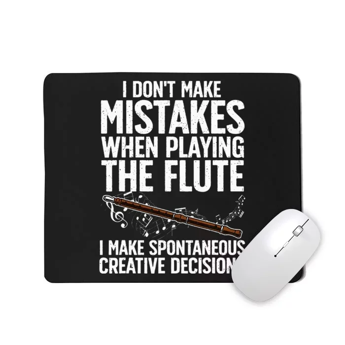 Best Flute Art For Musical Instrument Flute Player Mousepad