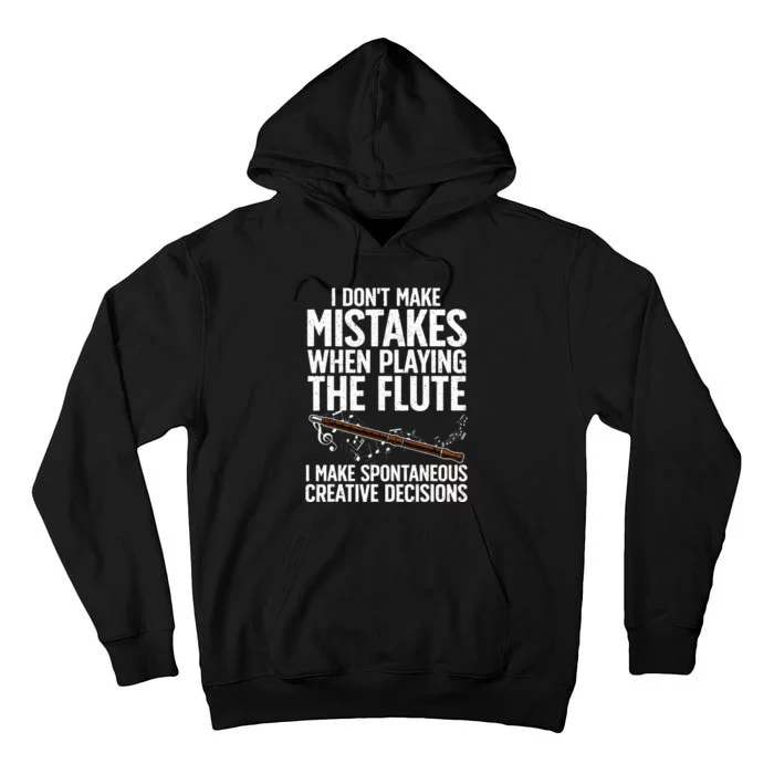 Best Flute Art For Musical Instrument Flute Player Tall Hoodie