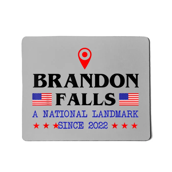 Brandon Falls A National Landmark Funny Trendy Sarcastic Mousepad