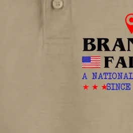 Brandon Falls A National Landmark Funny Trendy Sarcastic Dry Zone Grid Performance Polo