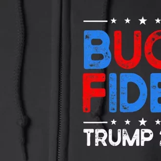 Buck Fiden Anti Biden Funny Impeach Joe Biden Full Zip Hoodie