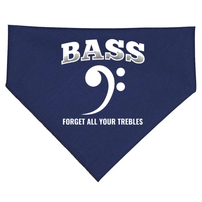 Bass Forget All Trebles Bass Player Bassist USA-Made Doggie Bandana