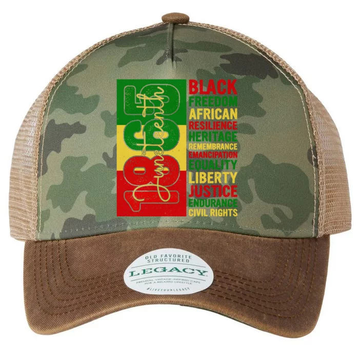 Black Freedom African Resilience Remembrance Junenth 1865 Gift Legacy Tie Dye Trucker Hat