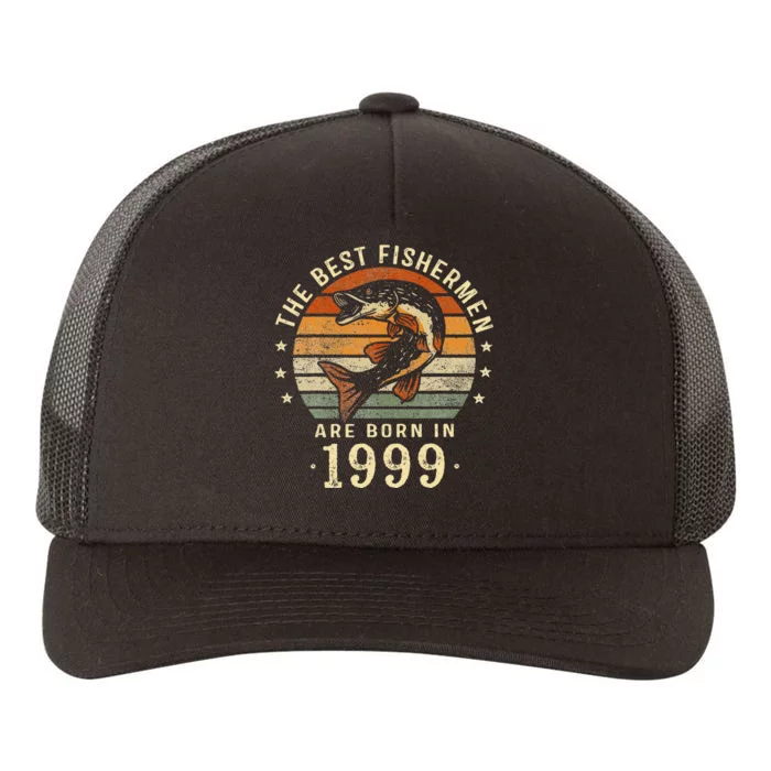 Best Fishermen Are Born In 1999 24th Birthday Fishing Gifts Yupoong Adult 5-Panel Trucker Hat