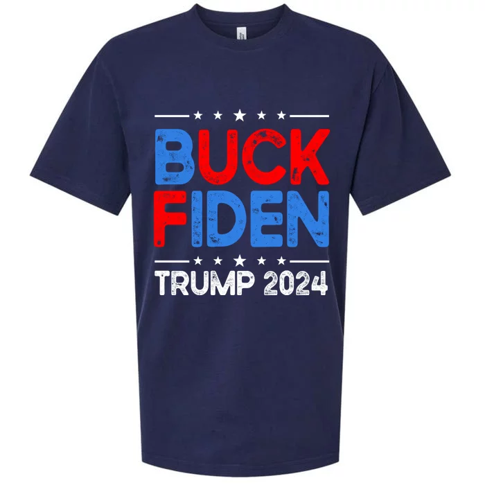 Buck Fiden Anti Biden Funny Impeach Joe Biden Trump 2024 Sueded Cloud Jersey T-Shirt