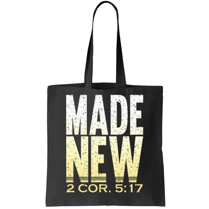 Baptism  For Adults Made New Clothes Tote Bag