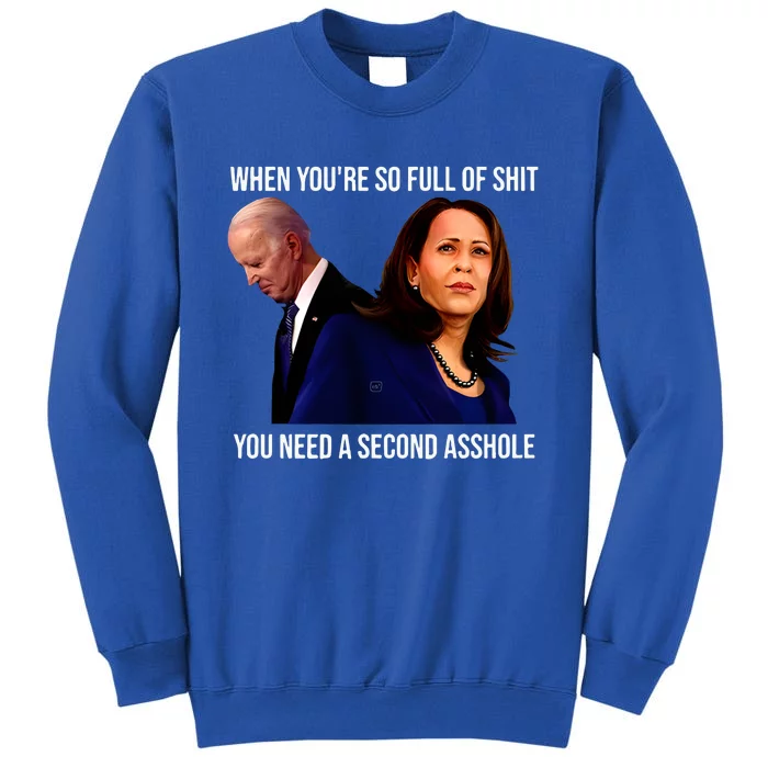 Biden Funny Anti Biden Harris Tall Sweatshirt