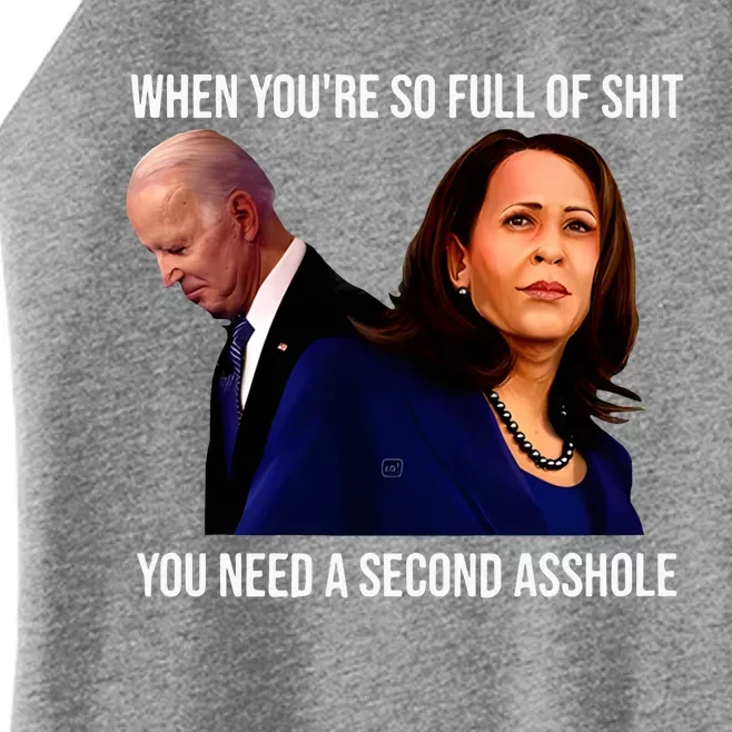 Biden Funny Anti Biden Harris Women’s Perfect Tri Rocker Tank