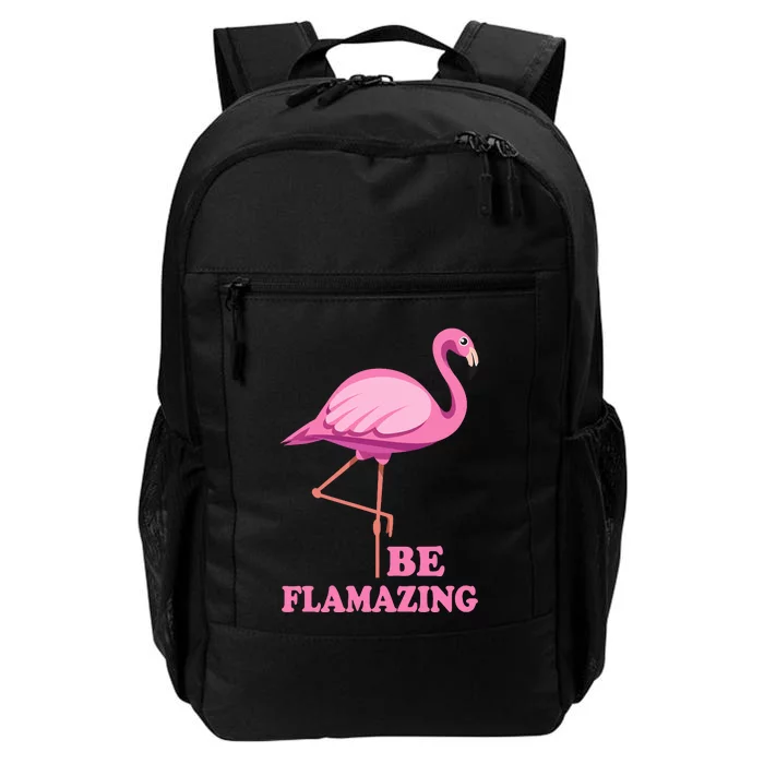 Be Flamazing Amazing Flamingo Design For Wo And Girl Daily Commute Backpack