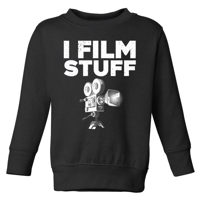 Best Filmmaker Art For Men Women Screenplay Film Filmmaking Toddler Sweatshirt