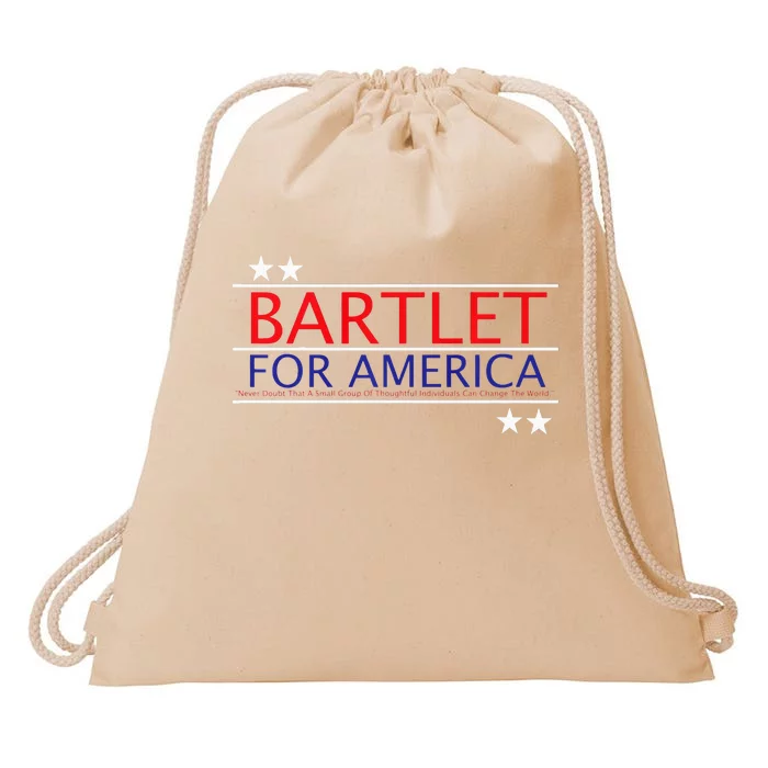 Bartlet For America Drawstring Bag