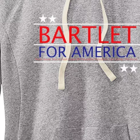 Bartlet For America Women's Fleece Hoodie