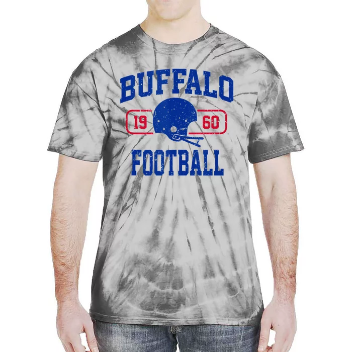 Buffalo Football Athletic Vintage Sports Team Fan Tie-Dye T-Shirt