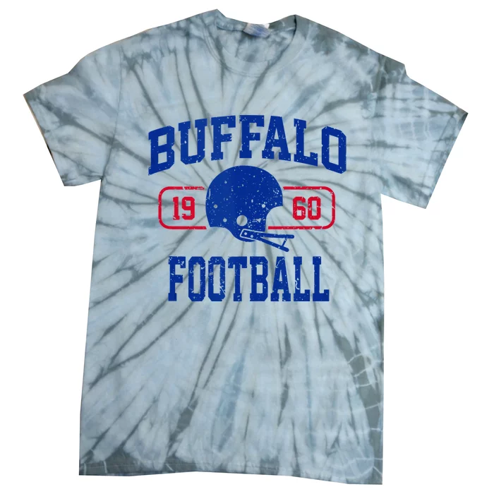 Buffalo Football Athletic Vintage Sports Team Fan Tie-Dye T-Shirt