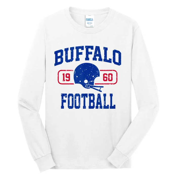 Buffalo Football Athletic Vintage Sports Team Fan Tall Long Sleeve T-Shirt