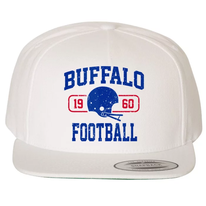 Buffalo Football Athletic Vintage Sports Team Fan Wool Snapback Cap