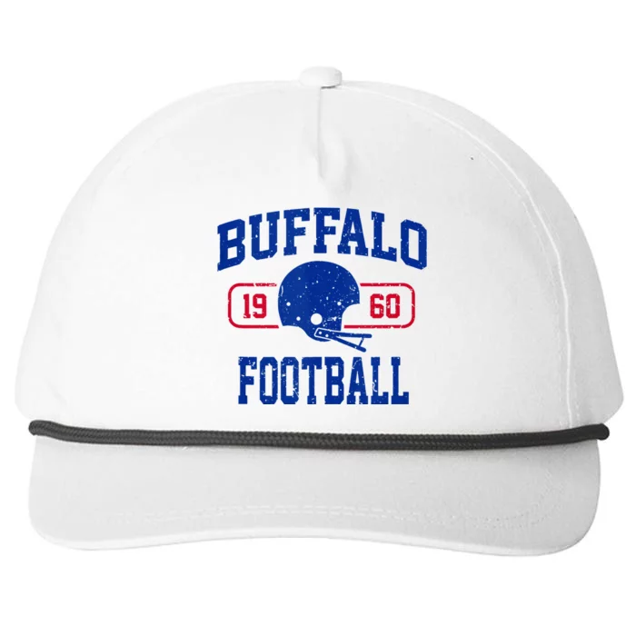 Buffalo Football Athletic Vintage Sports Team Fan Snapback Five-Panel Rope Hat