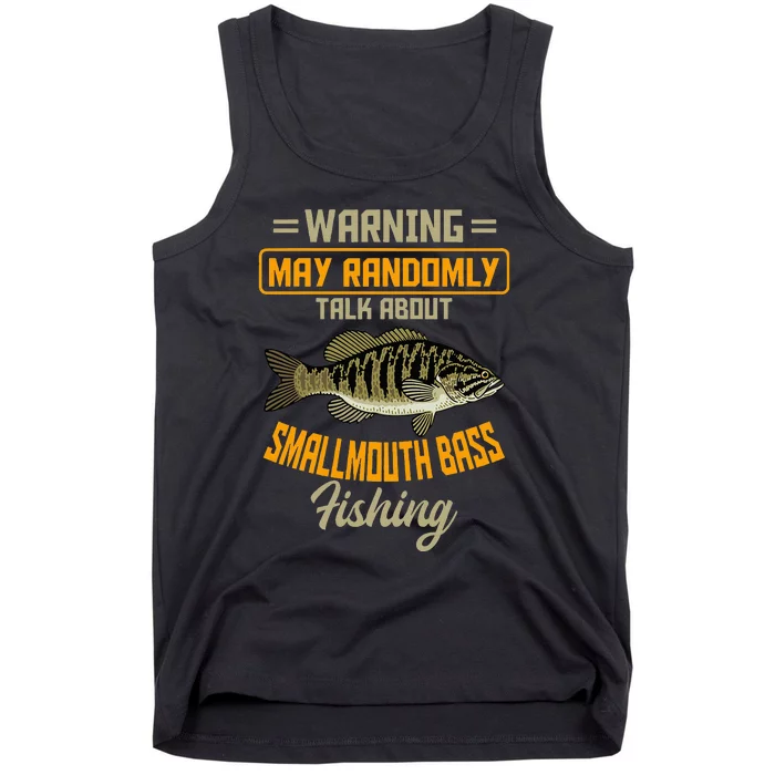 Bass Fishing Angling Smallmouth Fisherman Sport Black Fish Tank Top