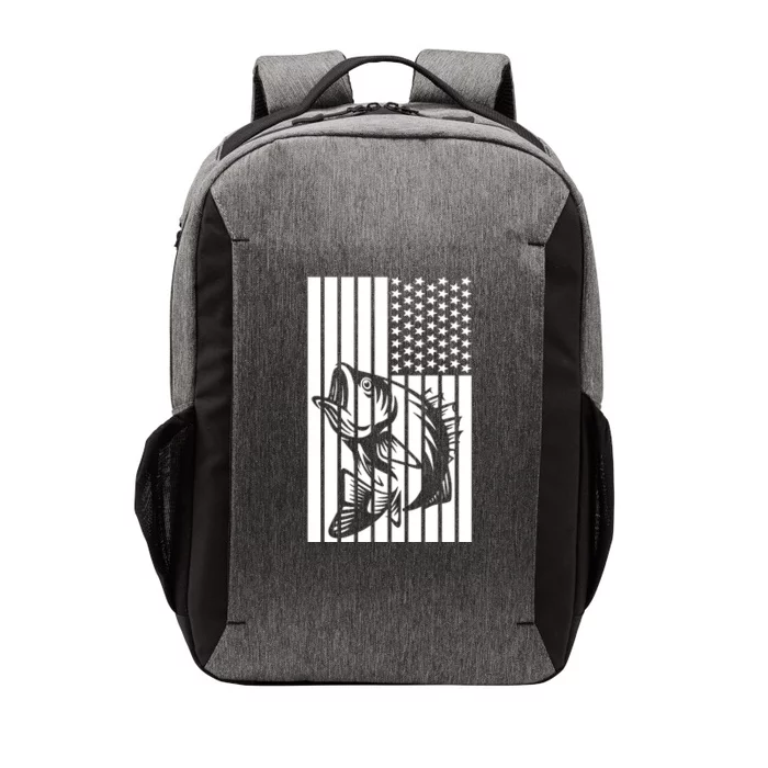 Bass Fishing American Vector Backpack