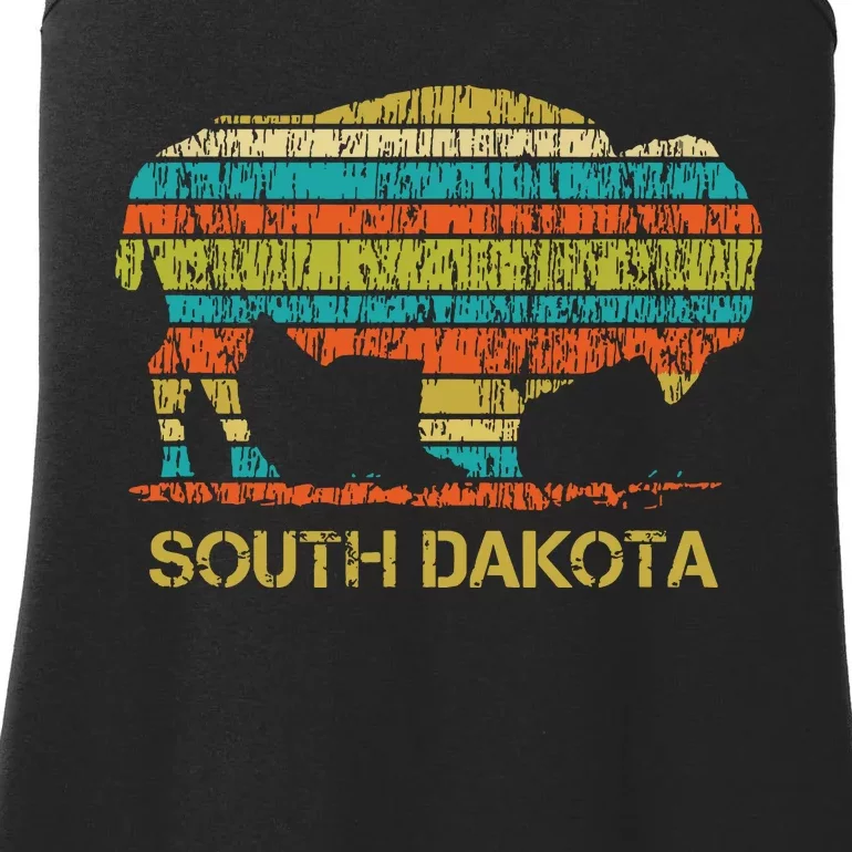 Buffalo For A South Dakota Vacation Ladies Essential Tank