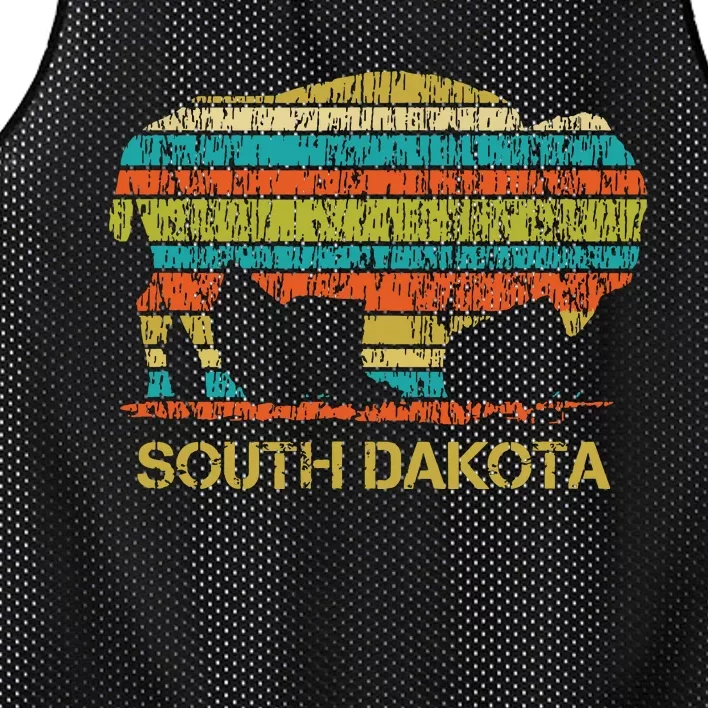 Buffalo For A South Dakota Vacation Mesh Reversible Basketball Jersey Tank