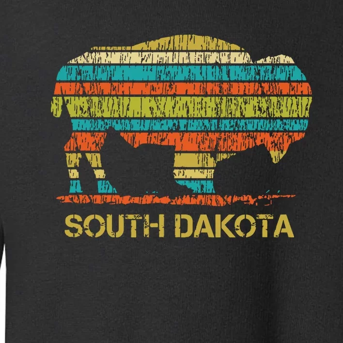 Buffalo For A South Dakota Vacation Toddler Sweatshirt