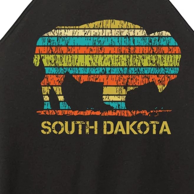 Buffalo For A South Dakota Vacation Women’s Perfect Tri Rocker Tank