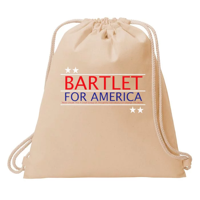 Bartlet For America Drawstring Bag