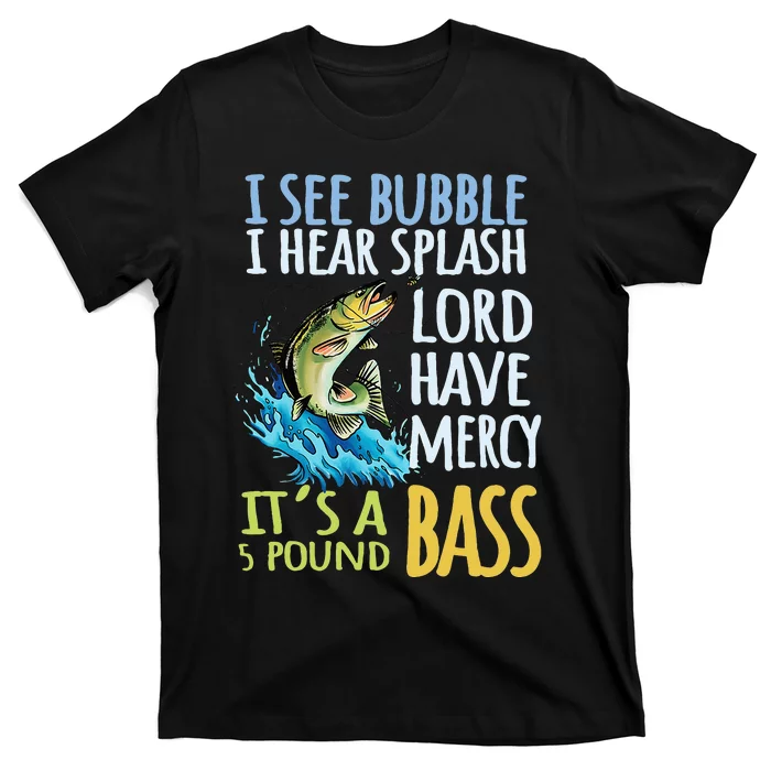 Bass Fishing Angling Sport Black Bass Fish T-Shirt