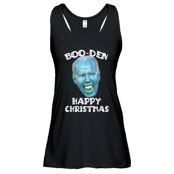 BooDen Funny Anti Biden Halloween Costume Ladies Essential Flowy Tank