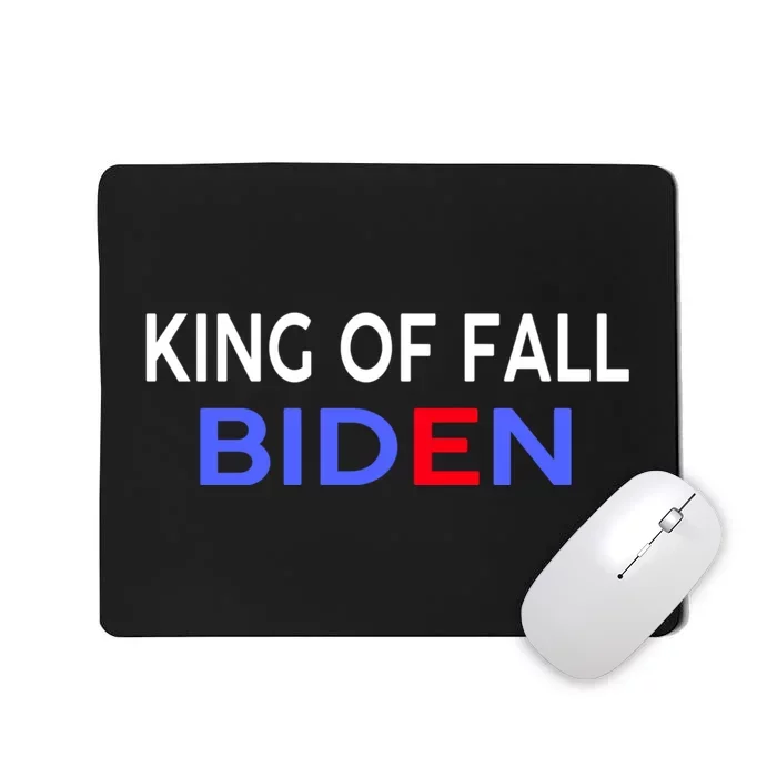 king of fall biden biden fell again funny academy graduation Mousepad