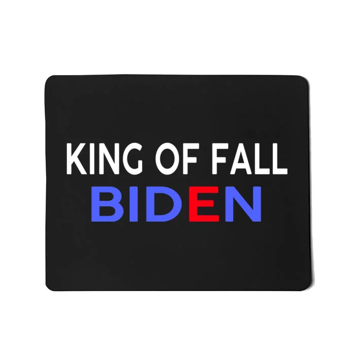 king of fall biden biden fell again funny academy graduation Mousepad