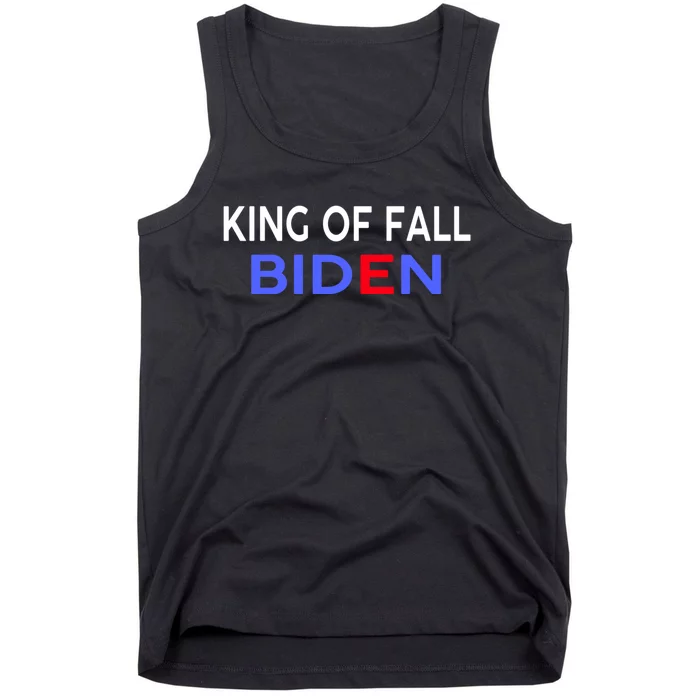 king of fall biden biden fell again funny academy graduation Tank Top