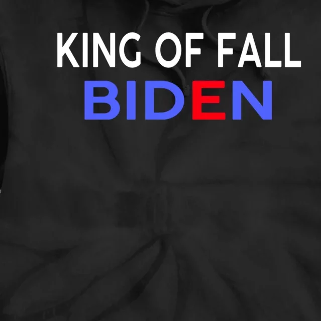 Biden Fell Again Funny Joe Biden Tie Dye Hoodie