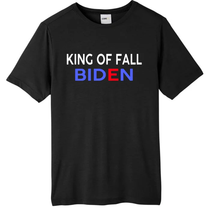 king of fall biden biden fell again funny academy graduation ChromaSoft Performance T-Shirt