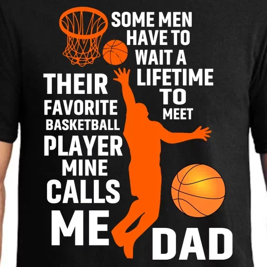 Basketball Favorite Basketball Player Mine Calls Me Dad Pajama Set