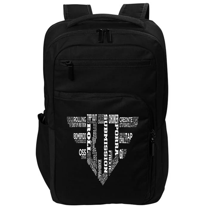 Bjj For Bjj Fighter Slang Brazilian Jiu Jitsu Impact Tech Backpack