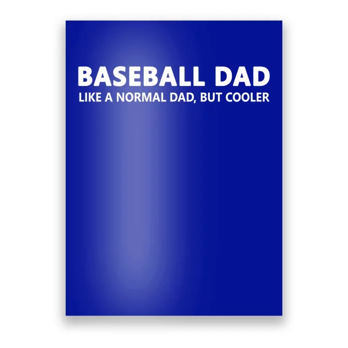 Baseball Father Baseball Dad Cute Gift Poster