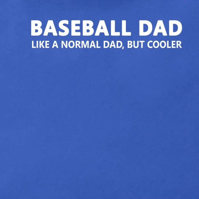 Baseball Father Baseball Dad Cute Gift Zip Tote Bag