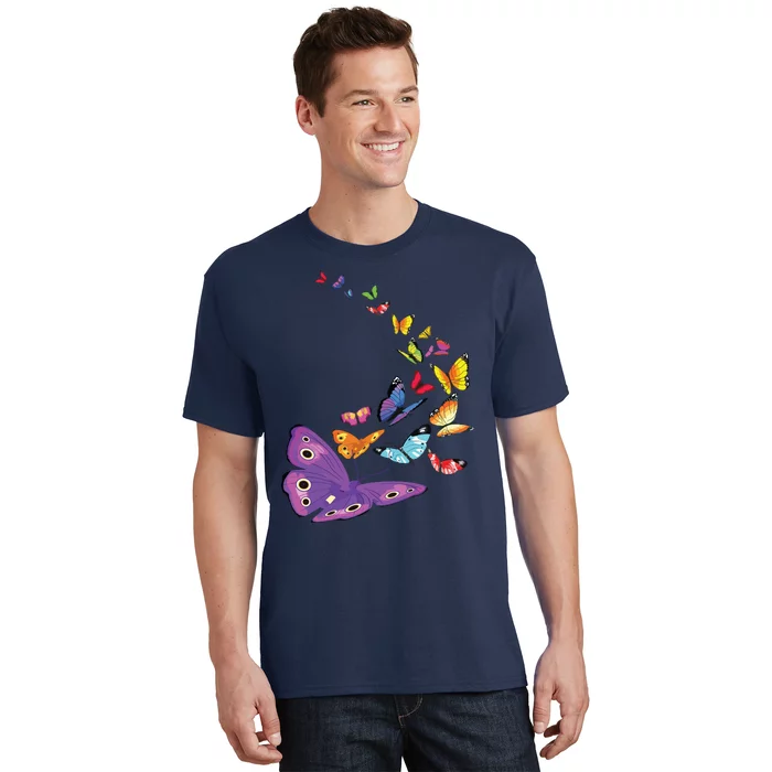 Butterfly Flying Butterfly Wings Shirts T-Shirt