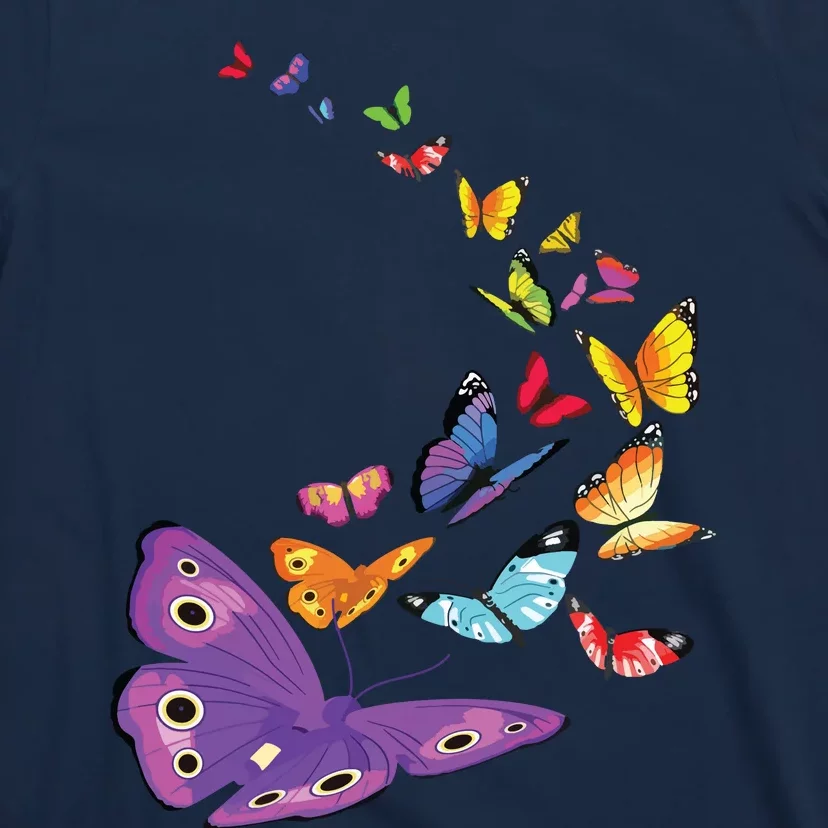 Butterfly Flying Butterfly Wings Shirts T-Shirt