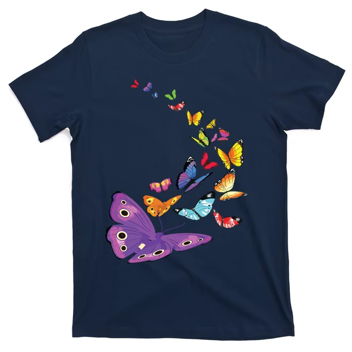 Butterfly Flying Butterfly Wings Shirts T-Shirt